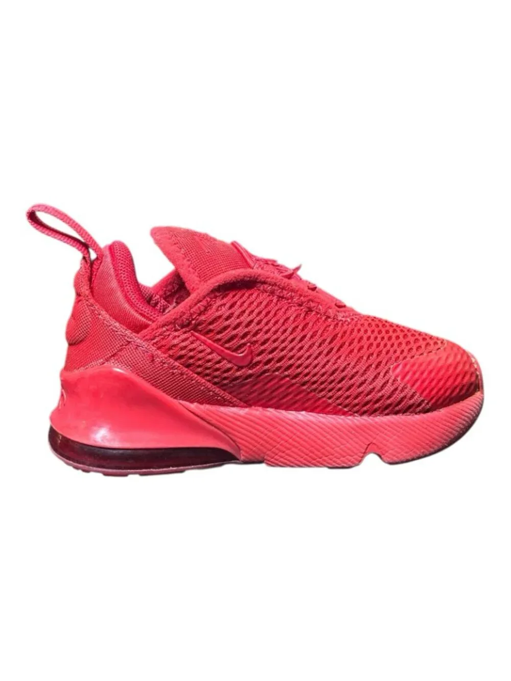 Nike Air Max 270 UNIVERSITY Tripple RED DM8876-600 toddler US Size 6C